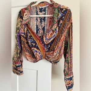 Zara long sleeve top